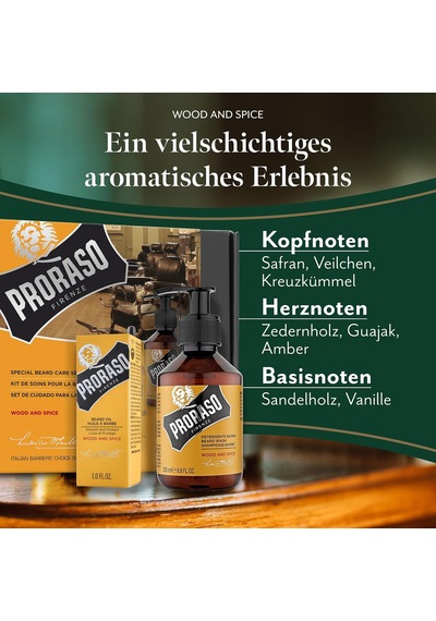 Lexroo Proraso Duo Sakal Seti/bakım Yağı + Şampuan - Ws
