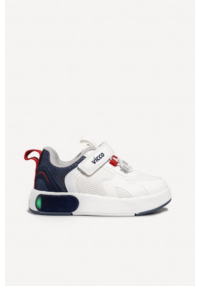 Vicco Babil Işıklı Erkek Okul Öncesi Beyaz/lacivert Sneaker Beyaz - Lacivert