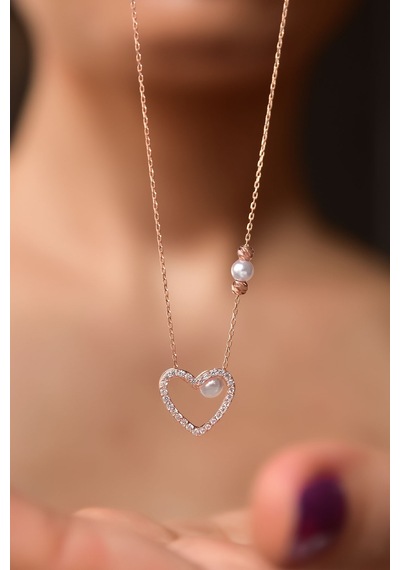 Papatya Silver Kalbimin Incisi Kolye