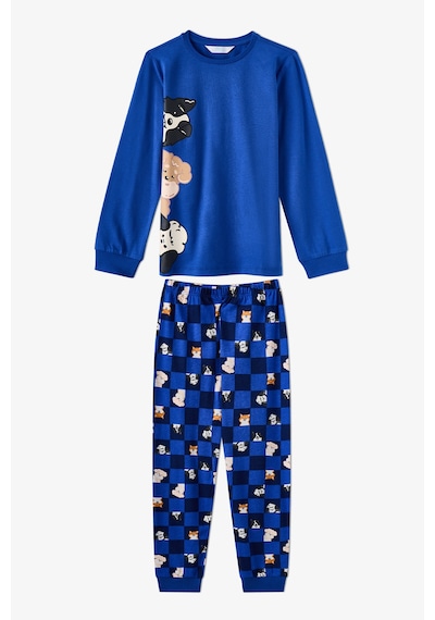 Penti Erkek Çocuk Saks The Paw Club Uzun Kollu Pamuklu Pijama Takımı