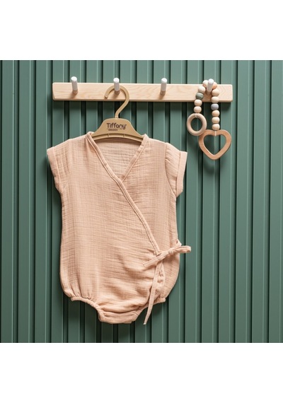 Tiffany Baby & Kids Tiffany Baby Müslin Theme Kruvaze Body 26022 Bej