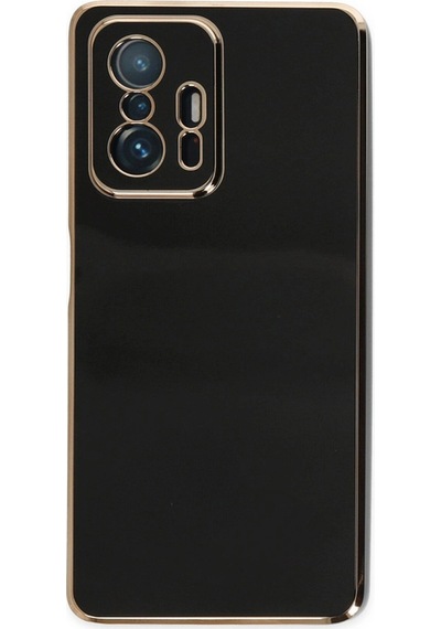 Mi 11t Pro Kılıf Volet Silikon - Siyah