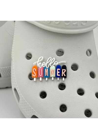 Crocs Terlik Süsü Ve Aksesuarı , Çanta Süsü Jibbitz 3d Hello Summer 06 Logo Aksesuar Turuncu-pembe-beyaz-mint-siyah-laci-pudra Crocs Terlik Süsü Ve Aksesuarı , Çanta Süsü Jibbitz 3d Hello Summer 06 Logo Aksesuar Turuncu-pembe-beyaz-mint-siyah-laci-pudra