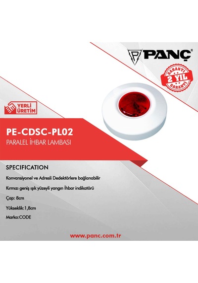 Pe-Cdsc-Pl002 Paralel İhbar Lambası