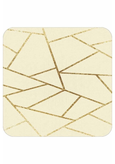 Krem Geometrik Desen Banyo Halısı Klozet Paspas Seti Bs337n11