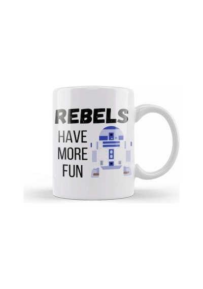 Rebels Have More Fun Sarcastic Funny Kupa Bardak Porselen Karışık