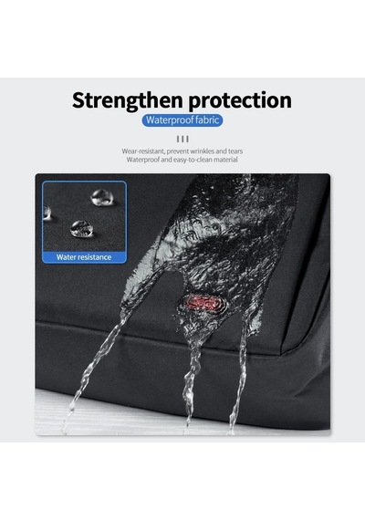 Cb02 17 İnç Su Geçirmez Bölmeli Fonksiyonel İş Ve Günlük Laptop Sırt Çantası Renkli