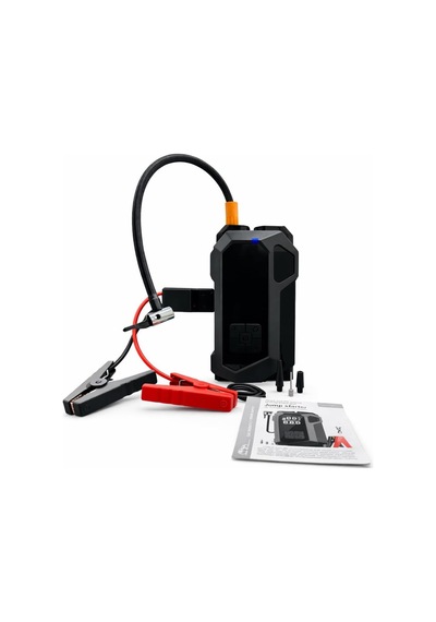 Akıllı Oto Akü Takviye Cihazı, 16000mah, 12v Dizel/benzinli Araçlar İçin, Hava Kompresörü, Powerbank Siyah Siyah