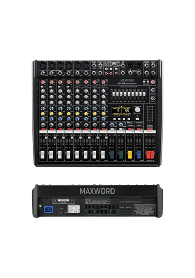 Maxword Cms 600-3 Mixer 8 Kanal Analog Kompakt Power Mikser