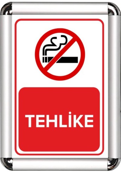 Tehlike A3 Cerceveli Uyarı Ve Yönlendirme Levhası