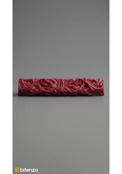 Custom Tasarım Mekanik Klavye Spacebar Keycap - 6.25u Uyumlu Özel Dokulu Boşluk Tuşu - Nar Çiçeği