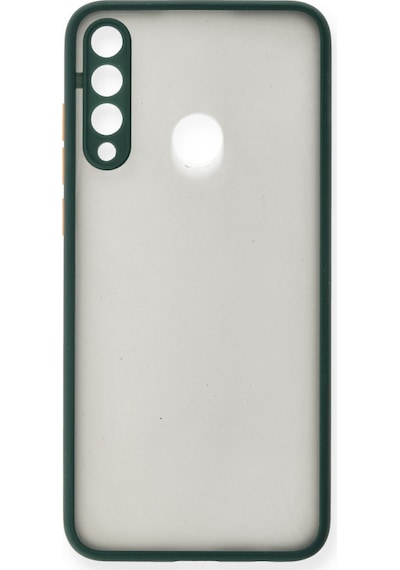 Huawei Y6p Uyumlu Kılıf Montreal Silikon Kapak - Yeşil