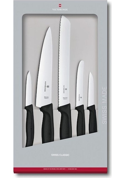 Victorinox 6.7133.5G Siyah Mutfak Seti 5 Parça