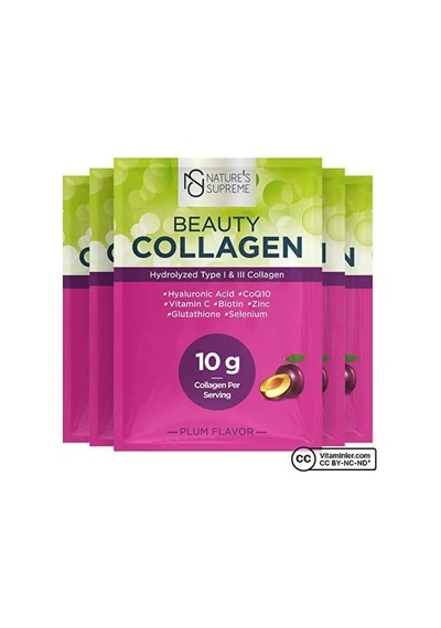 Beauty Collagen Powder 7 Saşe Erik Renkli