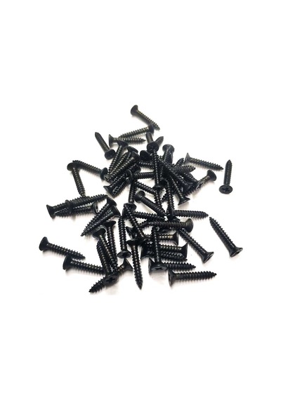 Siyah 1000 Adet Klips Vidası 2,2x13 Mm Yhb - Konik Başlı Kutu, Sandık, Ayak, Askı, Mini Vida 13 MM