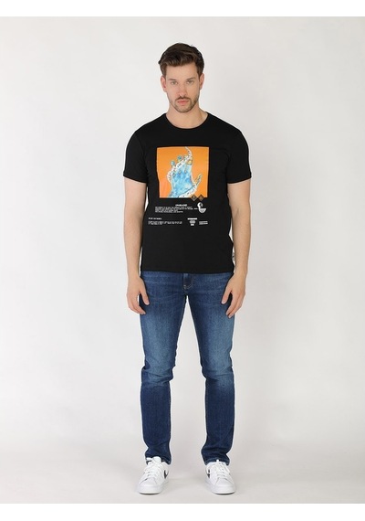 Roberto Cavalli Erkek Tshirt /M.Rob.0421.14023 Siyah