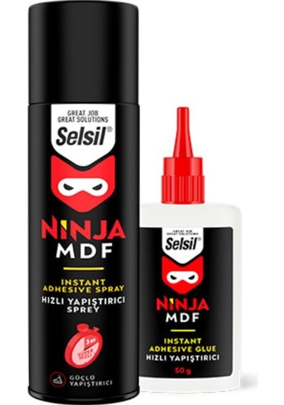 Selsil Ninja Hızlı Yapıştıcı 400 Ml Ve Aktivatör 100 Gr 290 ML