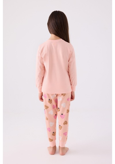 Rolypoly Kız Çocuk Pembe Pijama Takımı Rp3465-c-v1 Pembe
