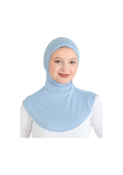Modish Group Kadın Boyunluklu Hijab Tesettür Pratik Spor Bone - Sarı Mavi