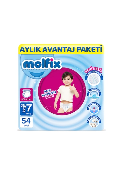 Pants Bebek Bezi 7 Beden Xxl Aylık Avantajpaketi 54 Adet