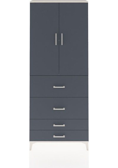 Arges Dolap 2 Raflı 4 Çekmeceli 2 Kapaklı 88x30x221 Aytaşı-an... Aytaşı