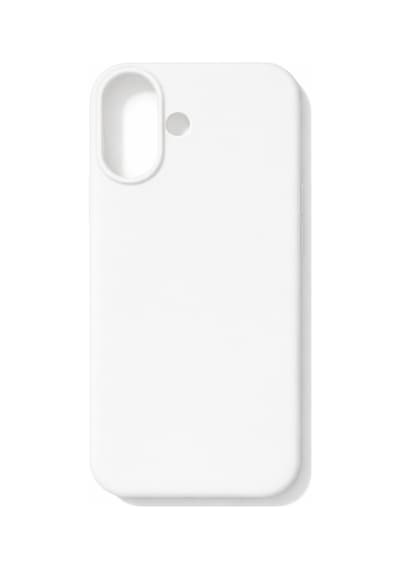 Apple Apple iPhone 17 Uyumlu Kılıf Renkli Lansman İçi Kadife Yumuşak Kamera Yükseltili Silikon Beyaz