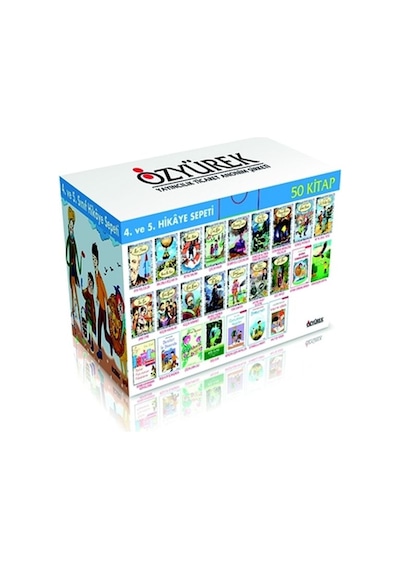4. Ve 5. Sınıf Eğitim Seti 50 Kitap Kutulu