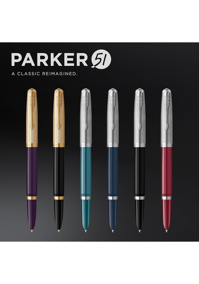 Parker 51 Siyah Ct, Dolma Kalem, F Uç Diğer