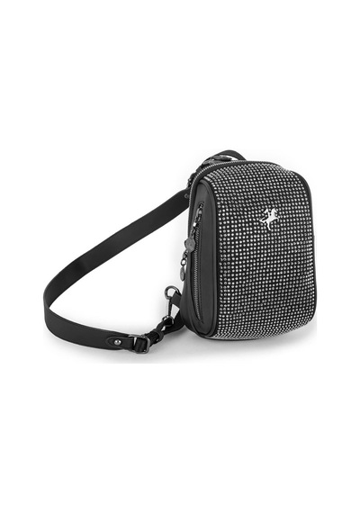 Nas Bag Bel Ve Body Bag Siyah Gümüş Tasli Siyah