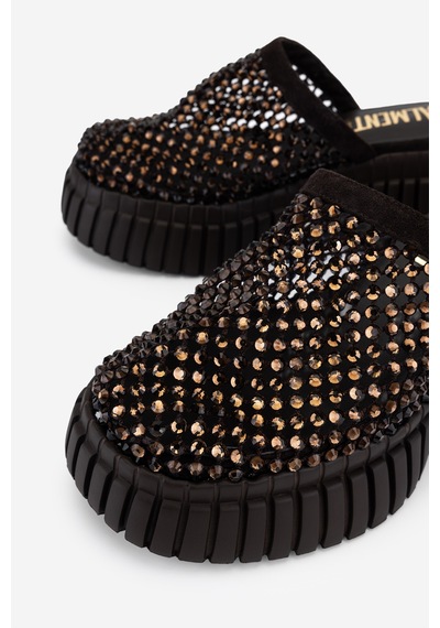 Valmenti Kadın Deri & Suni Kahverengi Düz Terlik 1141 581 Bn Trlk Y26 Brown Suede