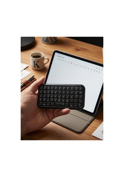 Mini Bluetooth Klavye Kablosuz Taşınabilir Cep Boyutu Klavye - Wısıpı8223-8005