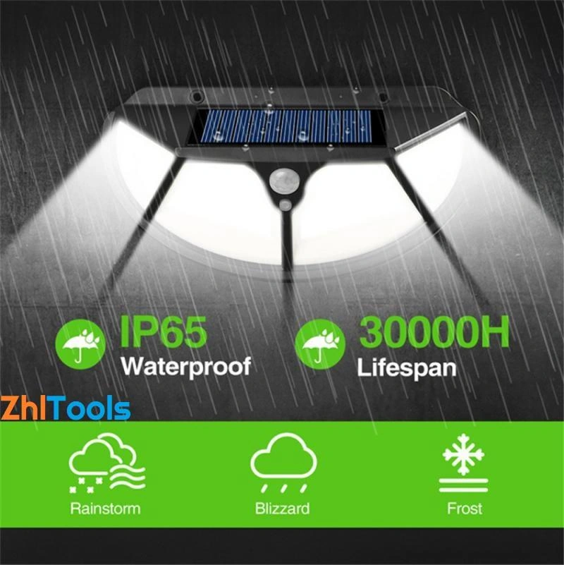 Zhltools Güneş Enerjili Hareket Sensörlü 102 Led Bahçe Lambası Solar