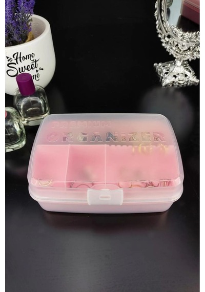 Organize Kutu 12 Bölmeli 2 Lt Pembe