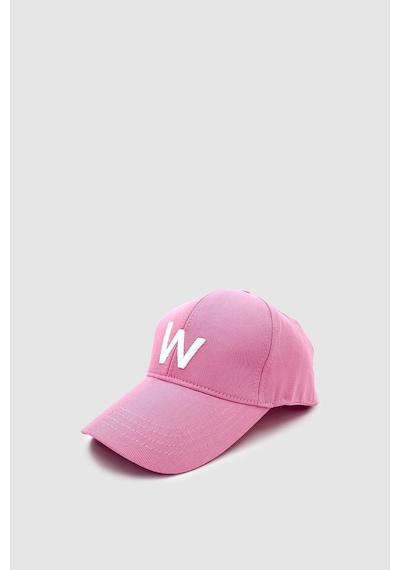Wuclo W Nakışlı Ayarlanabilir Unisex Spor, Günlük Ve Outdoor Şapka / Kep Pembe