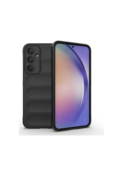 Samsung Galaxy  Uyumlu,  A35 Kılıf Esnek Tpu Oyuklu Arka Yüzey Tasarımlı Zore Etnik Silikon Kapak Çok Renkli