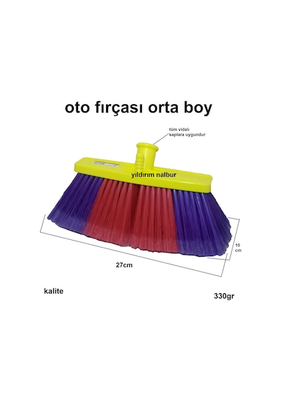 Oto Fırçası Araba Yıkama Yer Süpürme Fırçası 20lik