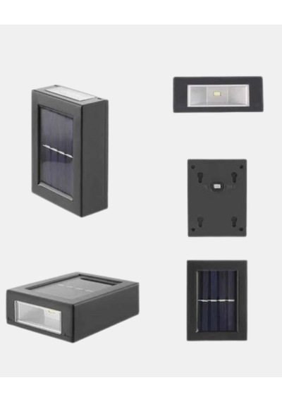 Mey İthalat Solar Dış Mekan Aplik Su Geçirmez Dayanıklı Led Aydınlatmalı