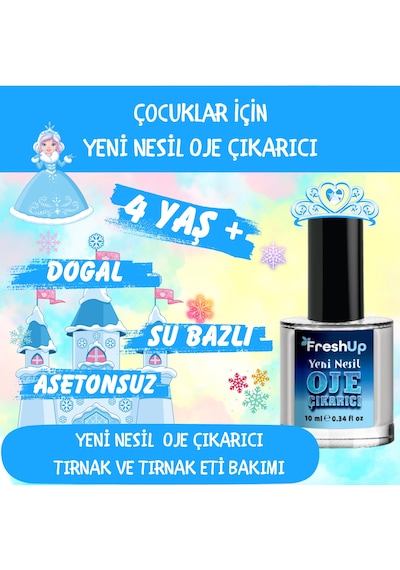 Freshup Yeni Nesil Çocuk İçin Oje Çıkarıcı Naturel 10 ML