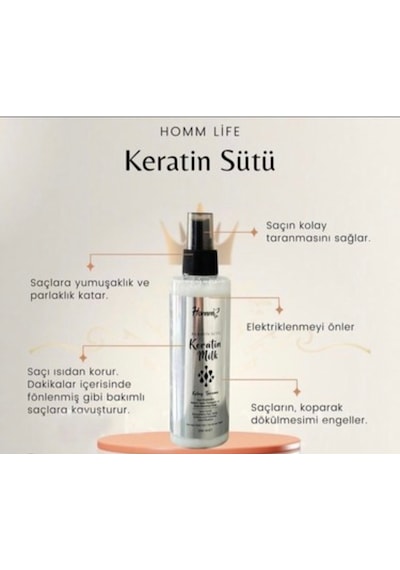 Homm Life Keratin Sütü Sprey