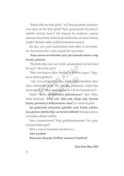 Beni Gözünüzde Büyütmeyin