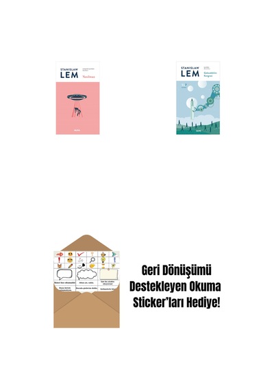Yenilmez + Gelecekbilim Kongresi Sl7 + Okuma Sticker'ları