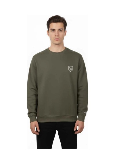 Bigümex The Brave Premium Erkek Sweatshirt 3 Iplik Yeşil