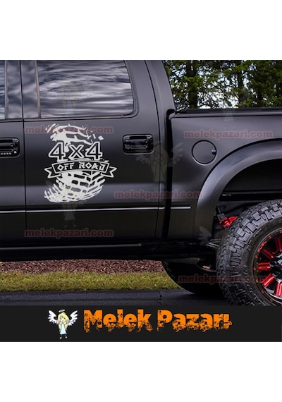 Off Road 4X4 Lastik Izi Araba Sticker Off Road 4X4 Lastik Izi Araba Sticker