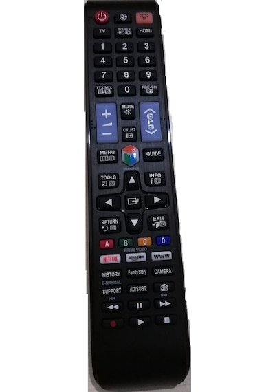 Samsung Uyumlu Smart 4K Led Tv Kumandası Netflix Primevideo Sports Tuşlu