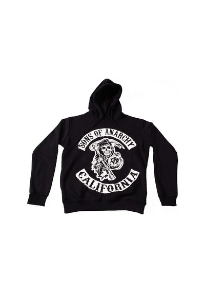 Sons Of Anarchy Readwood Original Kapüşonlu Sweatshirt Hoodie Siyah Çok Renkli