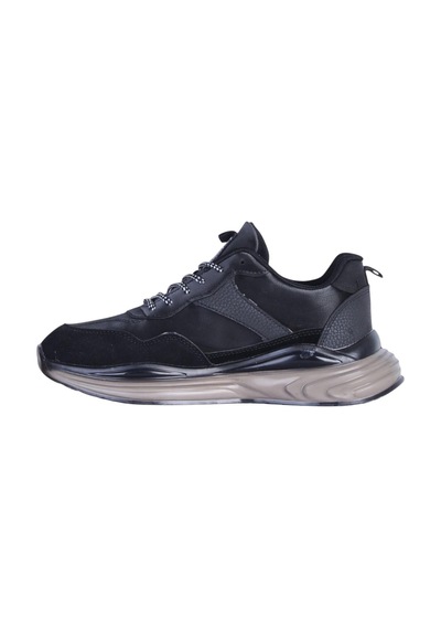 Mc Jamper 2267 Syh-byz Cilt Erkek Sneaker Ayakkabı Siyah