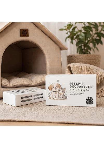 Tr Pet Space Deodorizer Doğal Aktif Karbon Koku Giderici 75 G, Kedi Kumu, Evcil Hayvan Yatağı, Kafes Ve Ev İçin Par