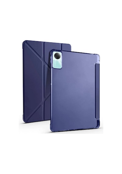 Xiaomi Redmi Pad Se 4g Kılıf Kalemlikli Mars Tablet Kılıfı - Lacivert Tablet Kılıfı