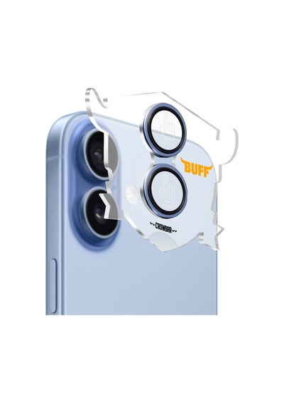 Buff İphone 17 Titan Metal Kamera Lens Koruyucu Blue Mavi