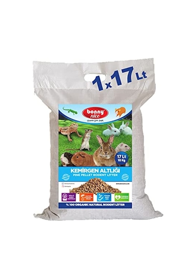 Bonny Nice Doğal Çam Pelet Tavşan Kafes Altlığı 10 Kg 20 Lt 1 Adet